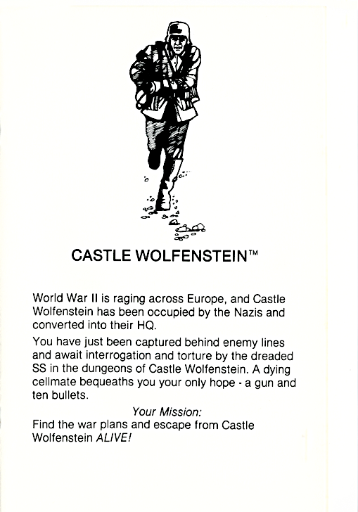 Castle Wolfenstein page 4